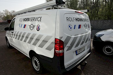 Beschriftung Rolf Horn Service Flotte