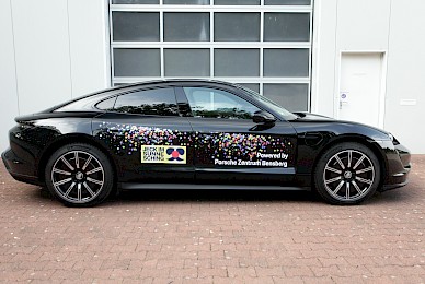 Beschriftung Porsche Taycan Jeck Im Sunnesching
