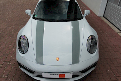 Dekorbeklebung Porsche 911 Carrera Gts Mit911r Streifen