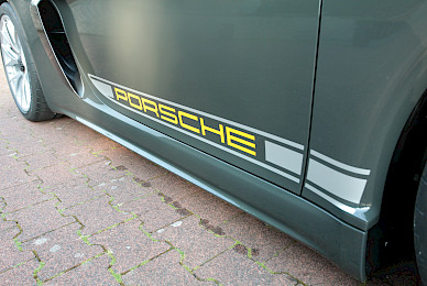 Porsche 718 Spyder Rs Xpel Schutzbeklebung Und Tuerdekor